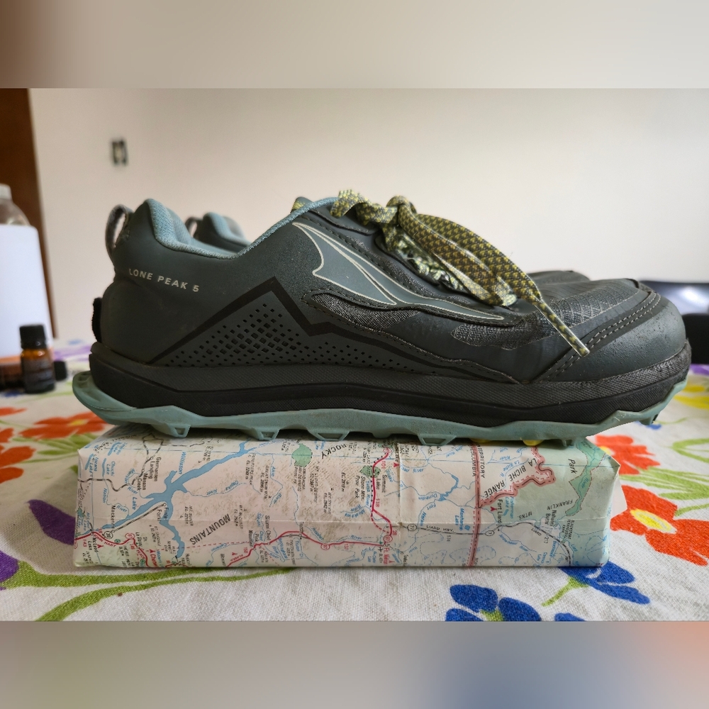 Altra Lone Peak Women's Trail Shoes - Dark Green